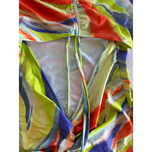 Fashion Nova Multicolor Art Masterpiece Romper - Picture 9 of 12